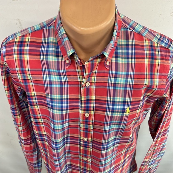 Ralph Lauren long sleeve button down collar shirt.  S - Picture 3 of 7
